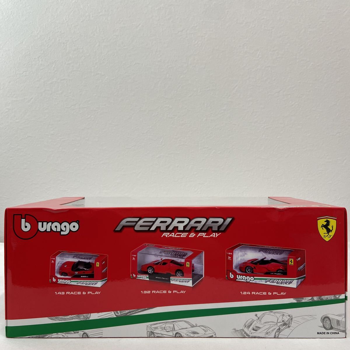 burago 1/18 FERRARI FXX K EVO Red BBurago Ferrari red minicar model car P ZERO PIRELLI