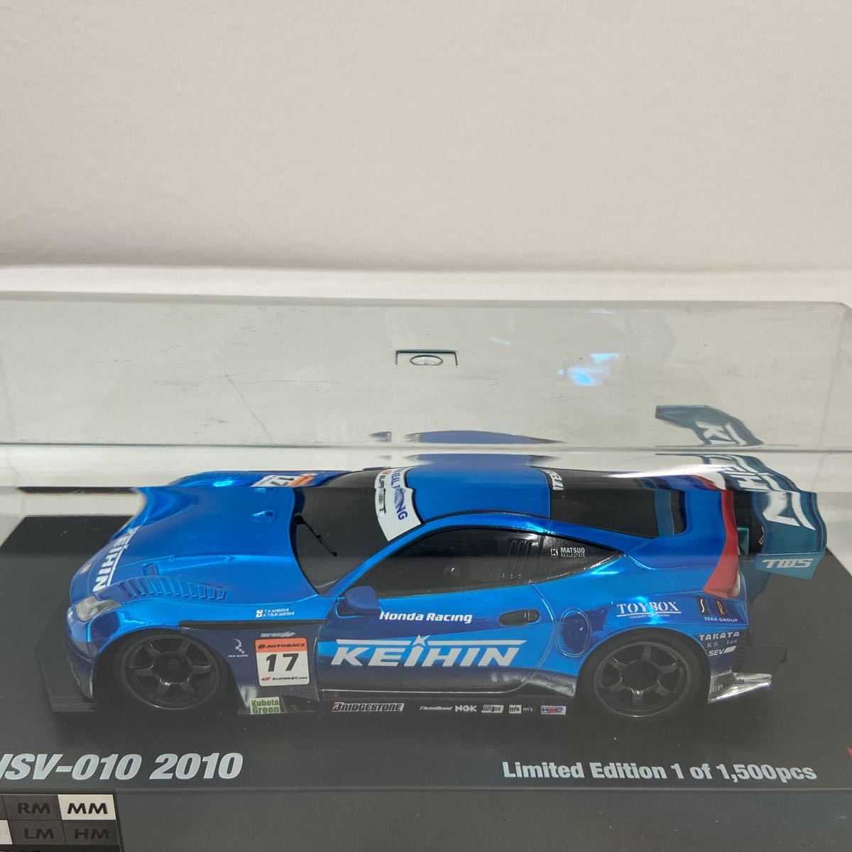 限定車 京商 MINI-Z KEIHIN HONDA HSV-010 #17 SUPER GT500 2010年 ホンダ ASC オートスケールコレクション RCボディ ミニカー_画像4