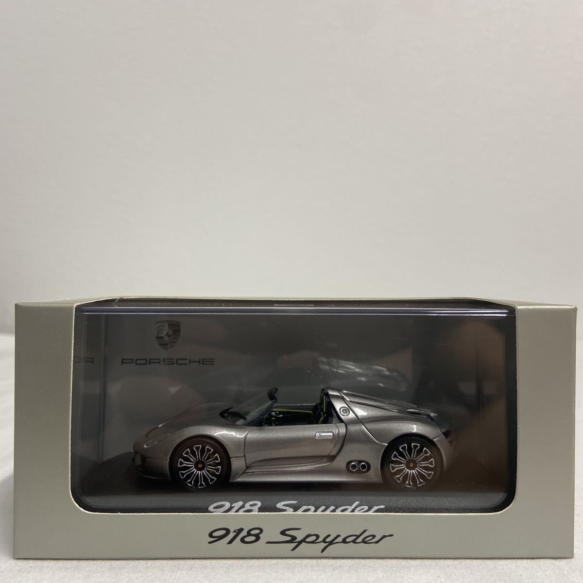 PORSCHE дилер специальный заказ PMA 1/43 918 Spyder MINICHAMPS Minichamps Porsche Spider миникар модель машина ограничение 