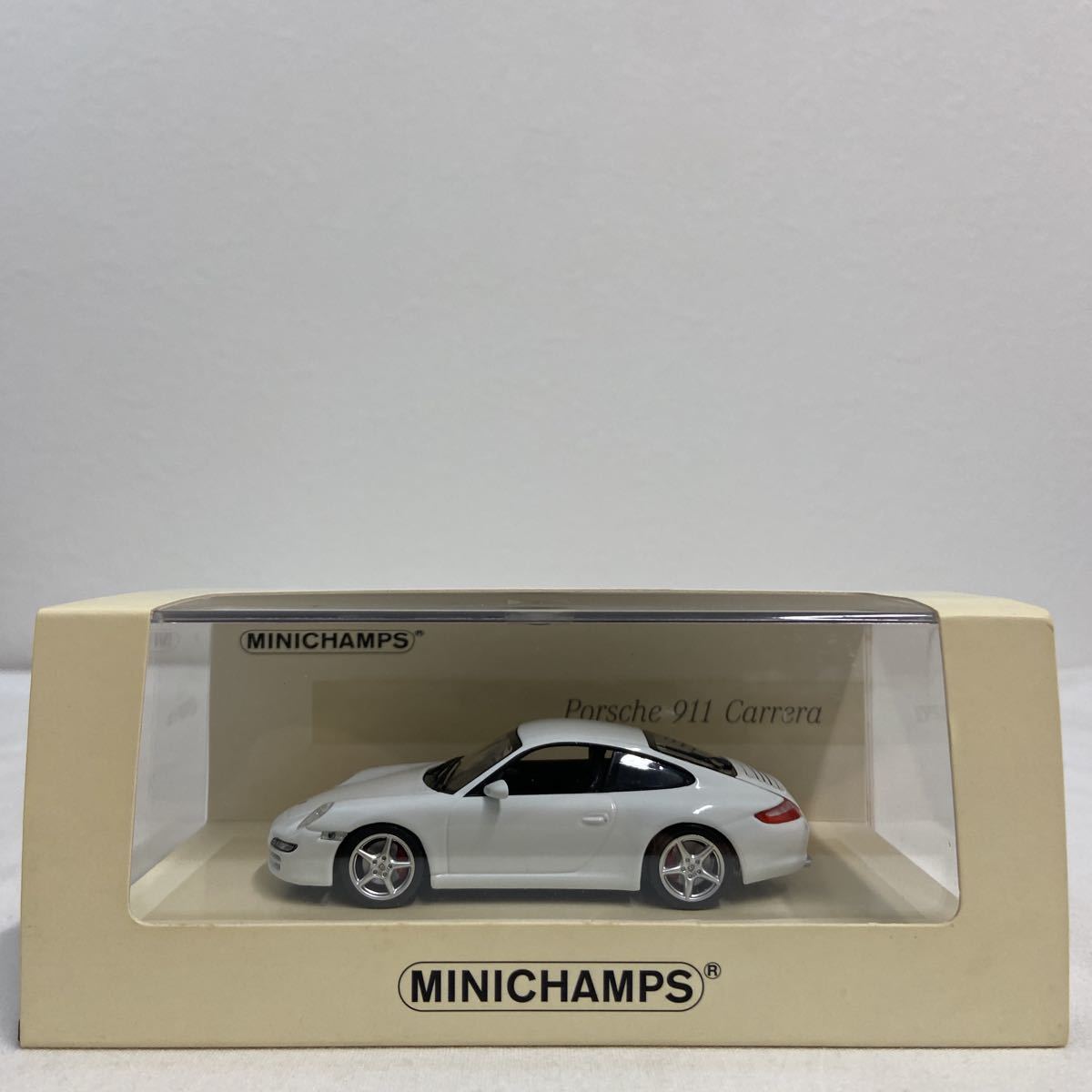 限定車 MINICHAMPS 1/43 PORSCHE 911 Carrera 2004年 Linea Bianco No.1 ミニチャンプス ポルシェ 997 カレラ ミニカー モデルカー_画像2