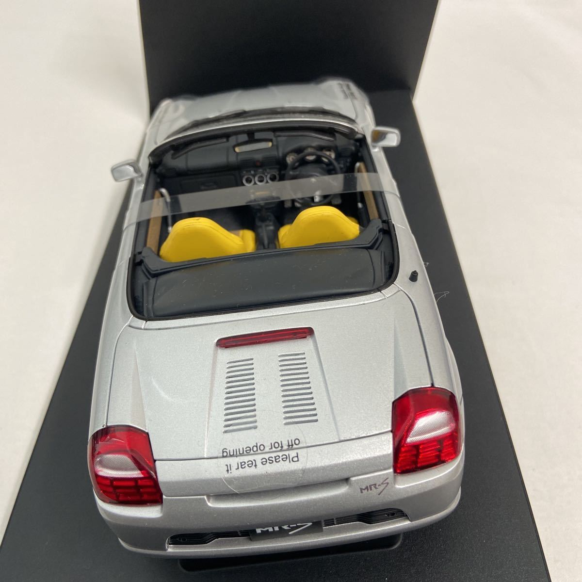 AUTOart 1/18 TOYOTA MR2 SPYDER 2000年 RHD SILVER オートアート トヨタ MR-S シルバー 右ハンドル ミニカー モデルカー Aaの画像6