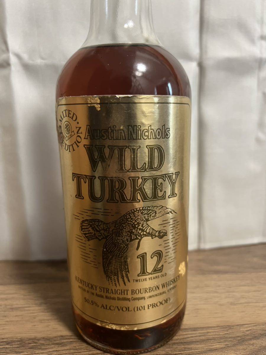 ワイルドターキー12年 750ml 50.5度 WILD TURKEY 古酒 リミテッド