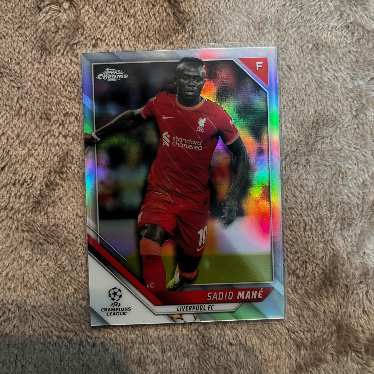 2021/22 Topps Chrome UEFA silver Refractor Sadio Mane #110 Liverpool FC リバプール_画像1