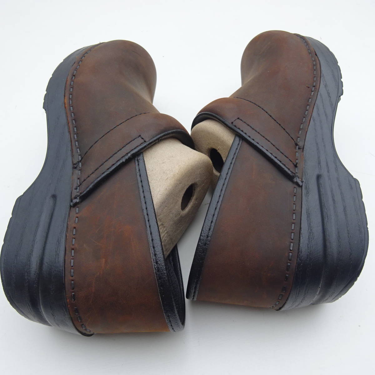 DANSKO Professional Dance ko sabot Professional shoes clog s original leather sabot comfort shoes shoes lady's (38) tea 