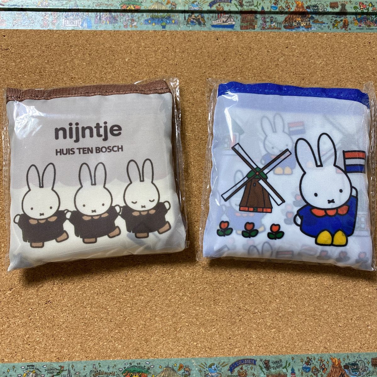 ミッフィー エコバッグ miffy フラワーナインチェ ハウステンボス