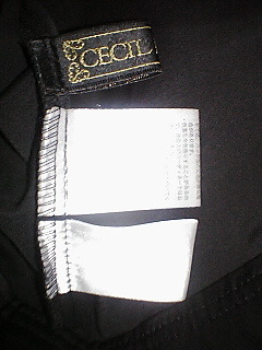 [CECIL McBEE] Cecil McBee. black . jacket M size / two -ply zipper type * lady's for / for women jumper blouson 