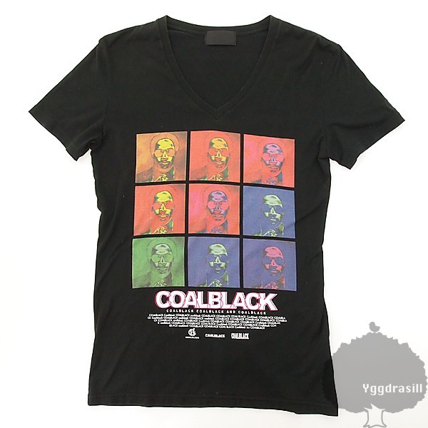 YGG■COALBLACK コールブラック ポップアート柄 Tシャツ 黒 S トップス メンズ ブラック カジュアル_画像1