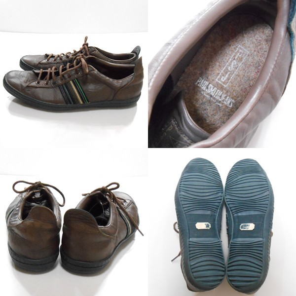 YGG* Paul Smith Paulsmith sneakers tea line entering shoes men's 27cm degree Brown shoes casual OK