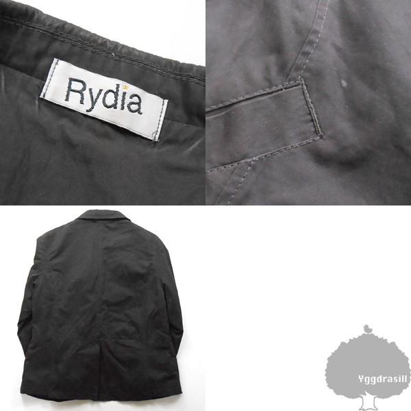 YGG#WORLD WIDE LOVE! World Wide Love Rydia plain jacket charcoal series M lady's 