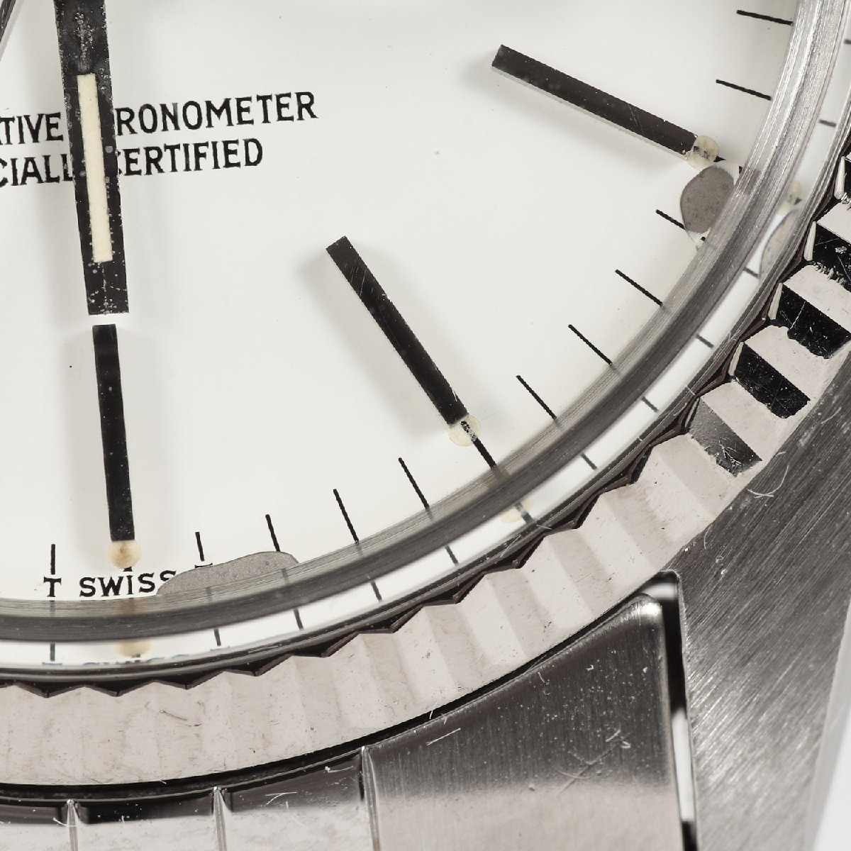 【OH済】ROLEX ロレックス デイトジャスト ホワイト ジュビリーブレス 腕時計 ウォッチ Ref.16014 1985年製 ステンレス ホワイトゴールド_画像5