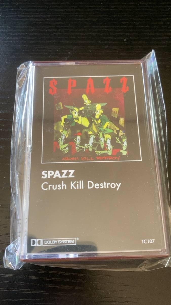 [ не использовался ] SPAZZ crush kill destroy кассетная лента gla Индия core 