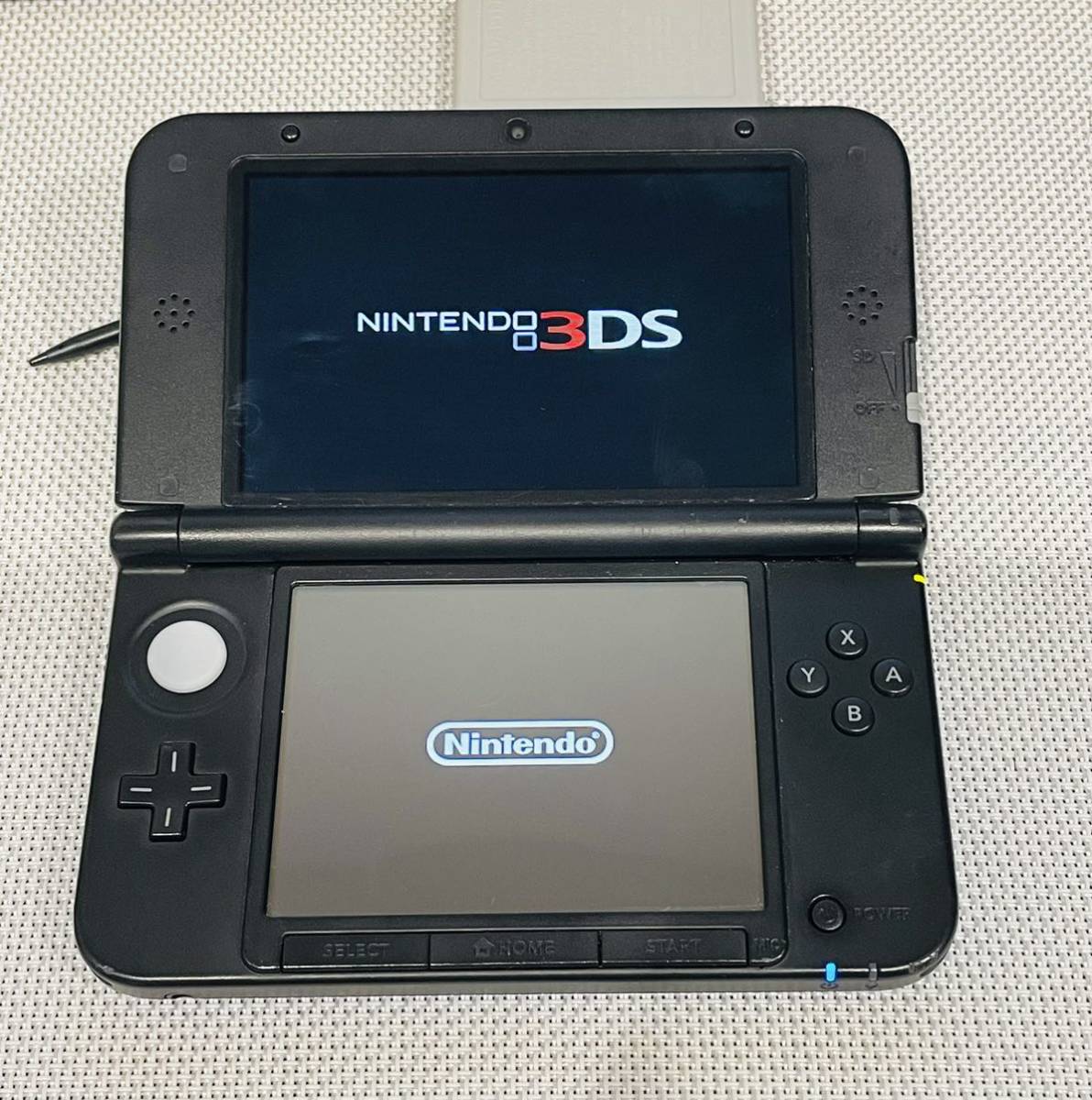 ニンテンドー3DS LL ブルーブラック　本体動作品　送料無料　付属品付き　Nintendo 3DS 任天堂