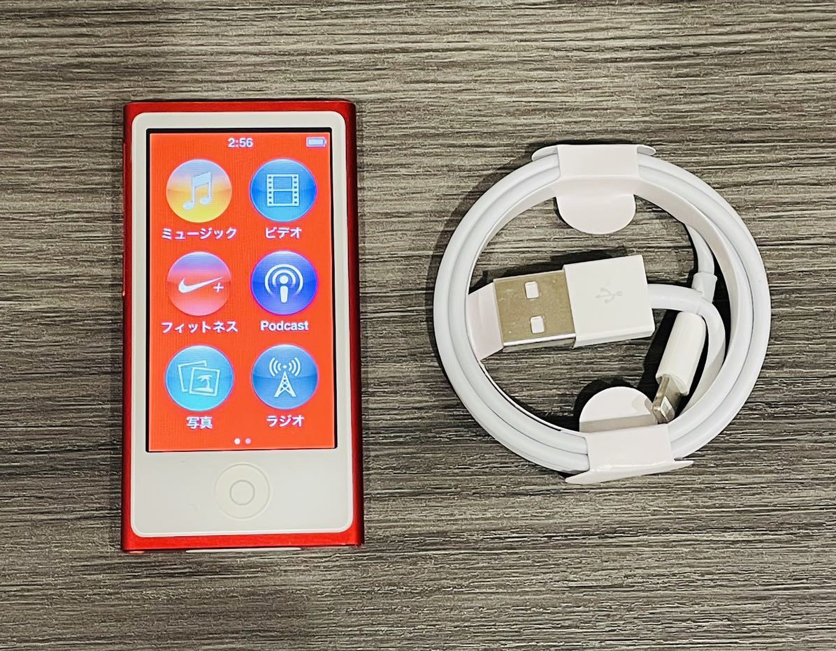 iPod nano 第7世代16GB ストア限定プロダクトレッドMD744J Apple
