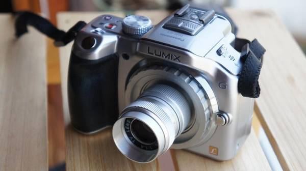 LUMIX DMC DCシリーズ用単焦点レンズ25mmF1.4 マイクロフォーサーズ用Cマウント変換アダプター ルミックス Panasonic GH4 GF9 GX7等向けにの画像1