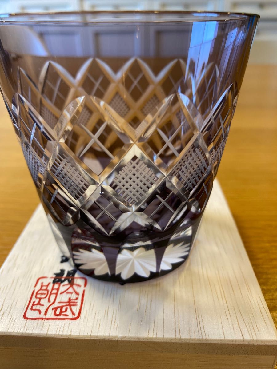 江戸切子　ロックグラス　焼酎グラス　