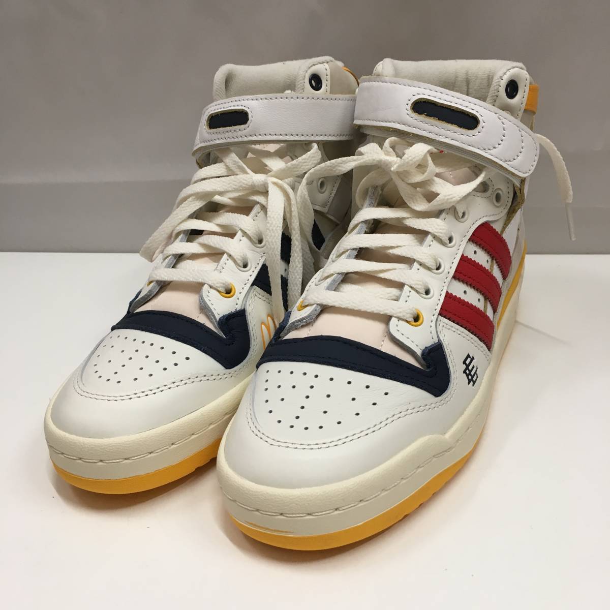 ●古3555 adidas アディダス スニーカー FORUM 84 HIGH EE マグドナルド H02575 US8 26.0㎝ 箱・タグありの画像1