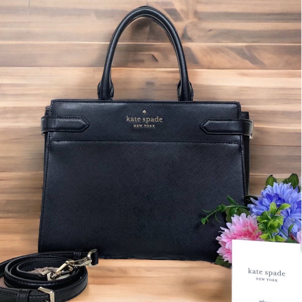 新品未使用 ♤ kate spade ケイトスペード ミディアム サッチェル