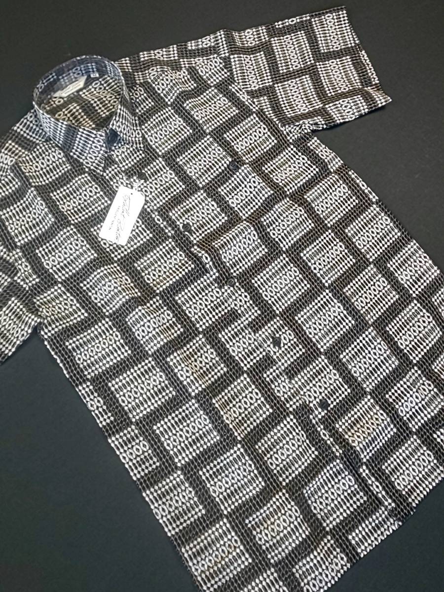 BONTON ボントン 新品 SALE!! 特別価格 送料無料 半袖 レギュラーカラー シャツ Mサイズ ゆったり 薄手 日本製 カジュアル 衣装 19516