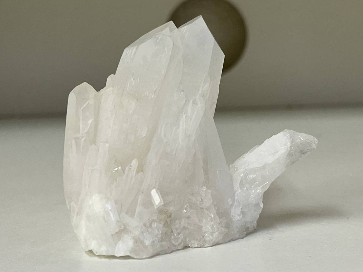 【天然石，原石】水晶　重量：95g　4月誕生石　浄化や邪気払い　KM25E579MA_画像3
