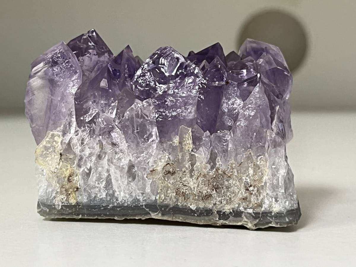 【天然石，原石】紫水晶　アメジスト　重量：157g　2月誕生石　恋愛成就　KM25E268MA_画像5