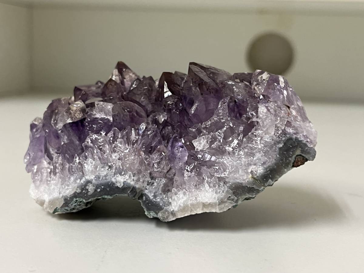 【天然石，原石】紫水晶　アメジスト　重量：236ｇ　2月誕生石　恋愛成就　KM25E270MA_画像3
