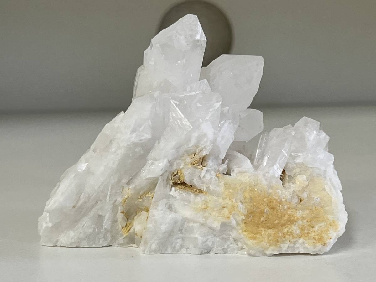 【天然石，原石】水晶　重量：263g　4月誕生石　浄化や邪気払い　KM25E616MA_画像2