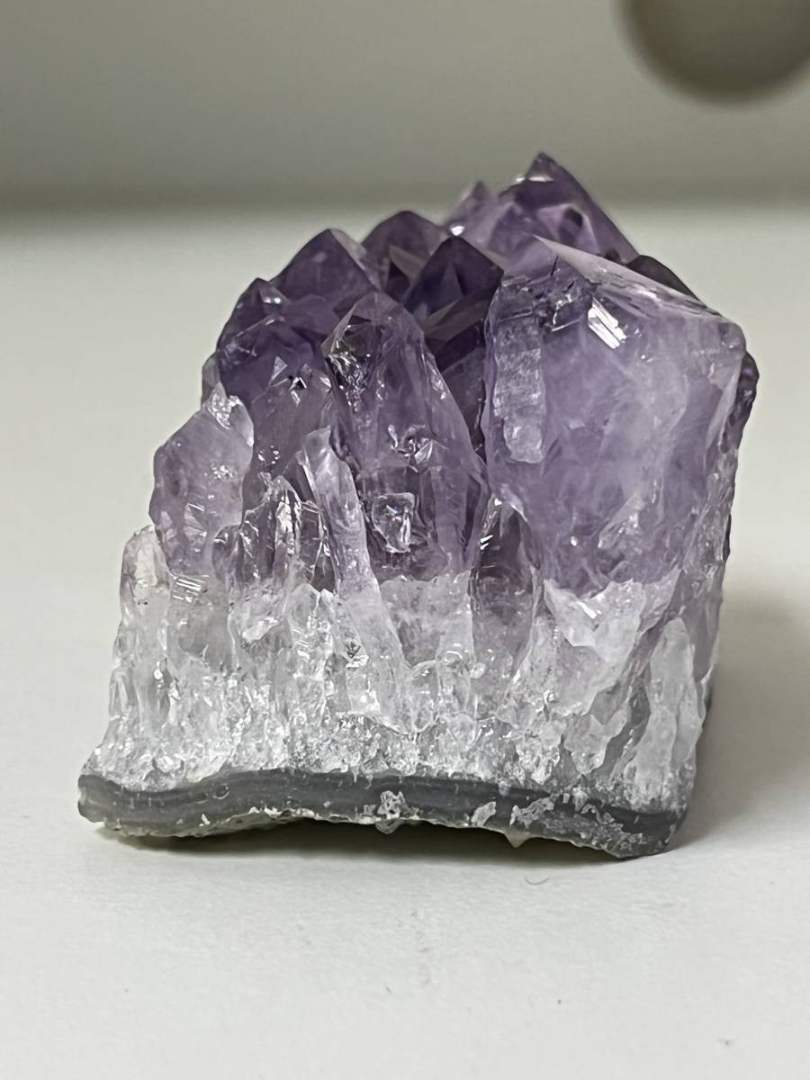 【天然石，原石】紫水晶　アメジスト　重量：157g　2月誕生石　恋愛成就　KM25E268MA_画像7