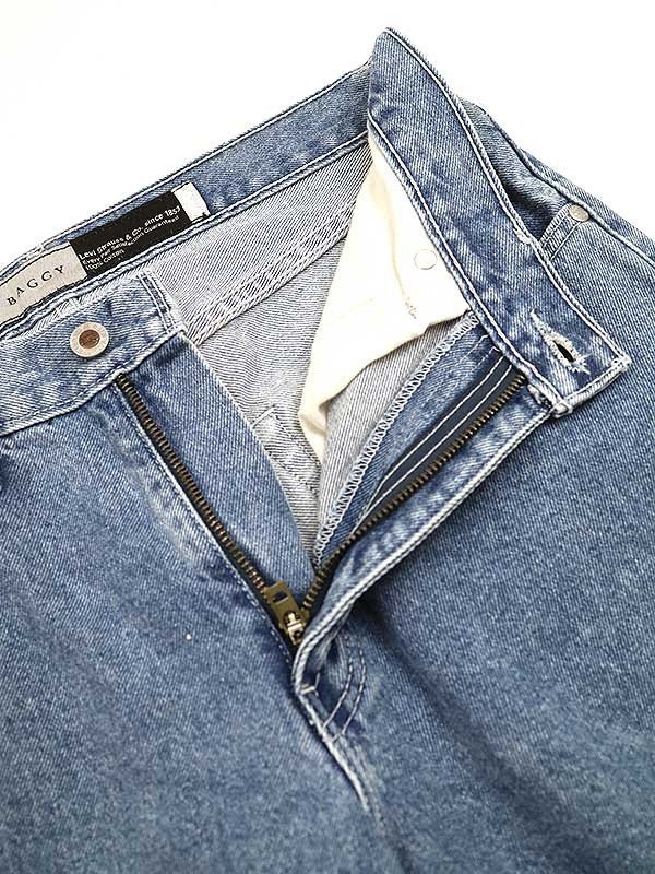 Levi’s リーバイス SILVER TAB BAGGY バギーデニムパンツ インディゴブルー サイズ：28_画像4