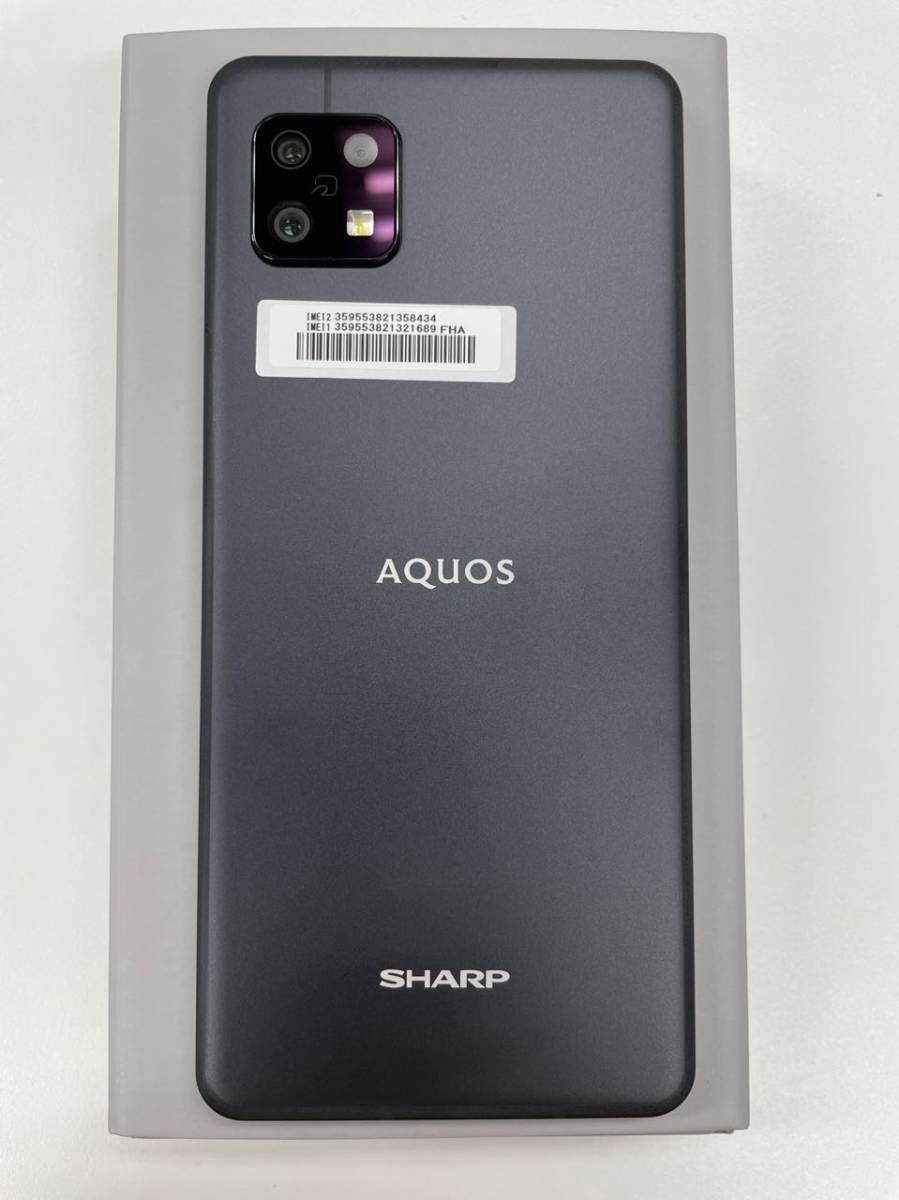 新品未使用　AQUOS sense6 SH-M19 １２８GB　 ブラック　SIMフリー _画像4