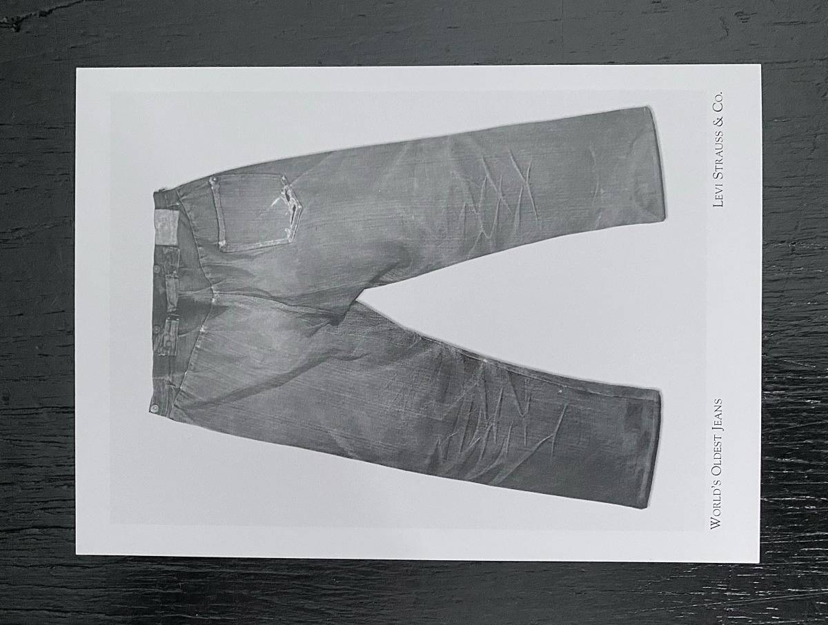 Levi's リーバイス　ポストカード　世界最古のジーンズ 「 XX ｃ.1879 」デニム パンツ　LEVI STRAUSS&CO. 　絵葉書_画像1