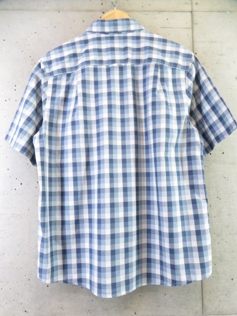 【送料300円可】9190m89◆良品です◆L.L.Bean エルエルビーン 半袖チェックシャツ M/アウトドア/ジャケット/アメカジ/メンズ/男性/紳士の画像8