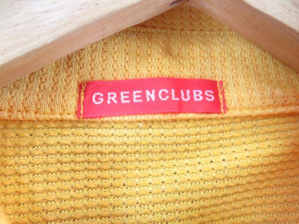 【送料300円可】9190m121◆美品です◆吸汗速乾◆GREENCLUBS グリーンクラブ サーマル素材 半袖ドライポロシャツ 3/カステルバジャックの画像10