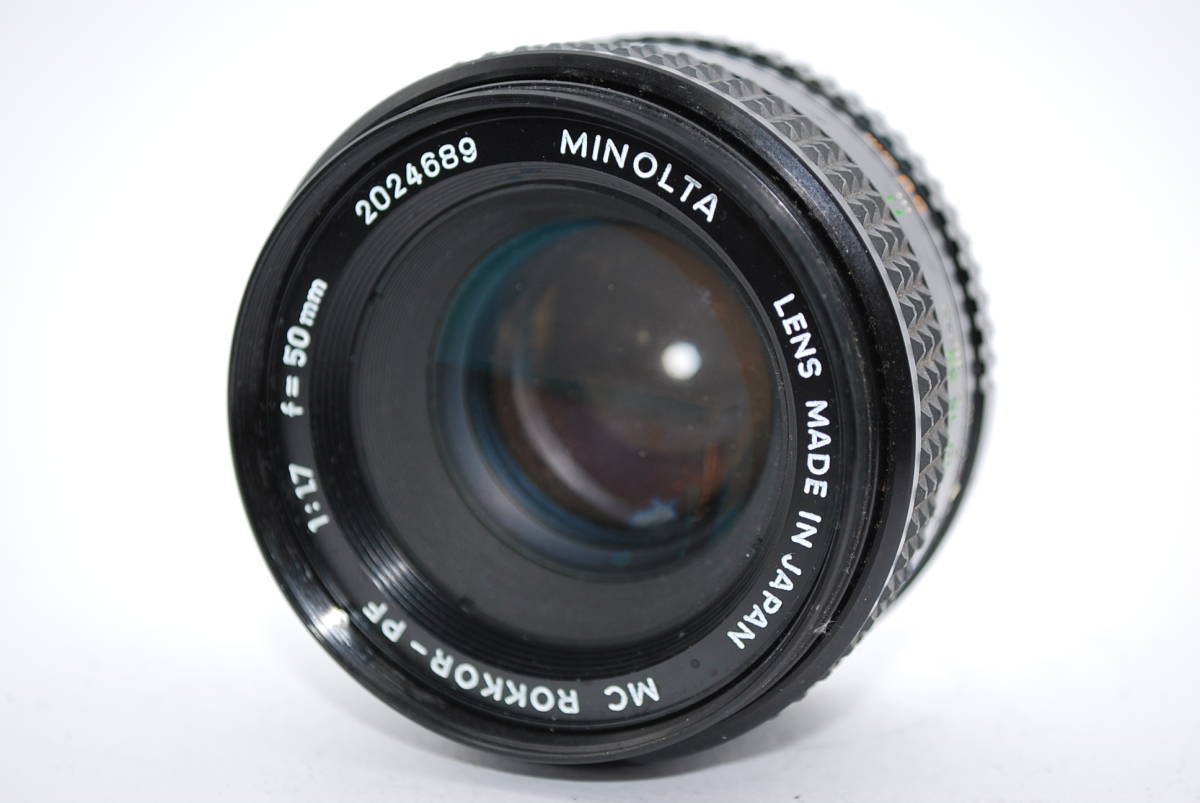 外観並級】ミノルタ MINOLTA MC ROKKOR-PF 50mm F1.7 #t3981 | www