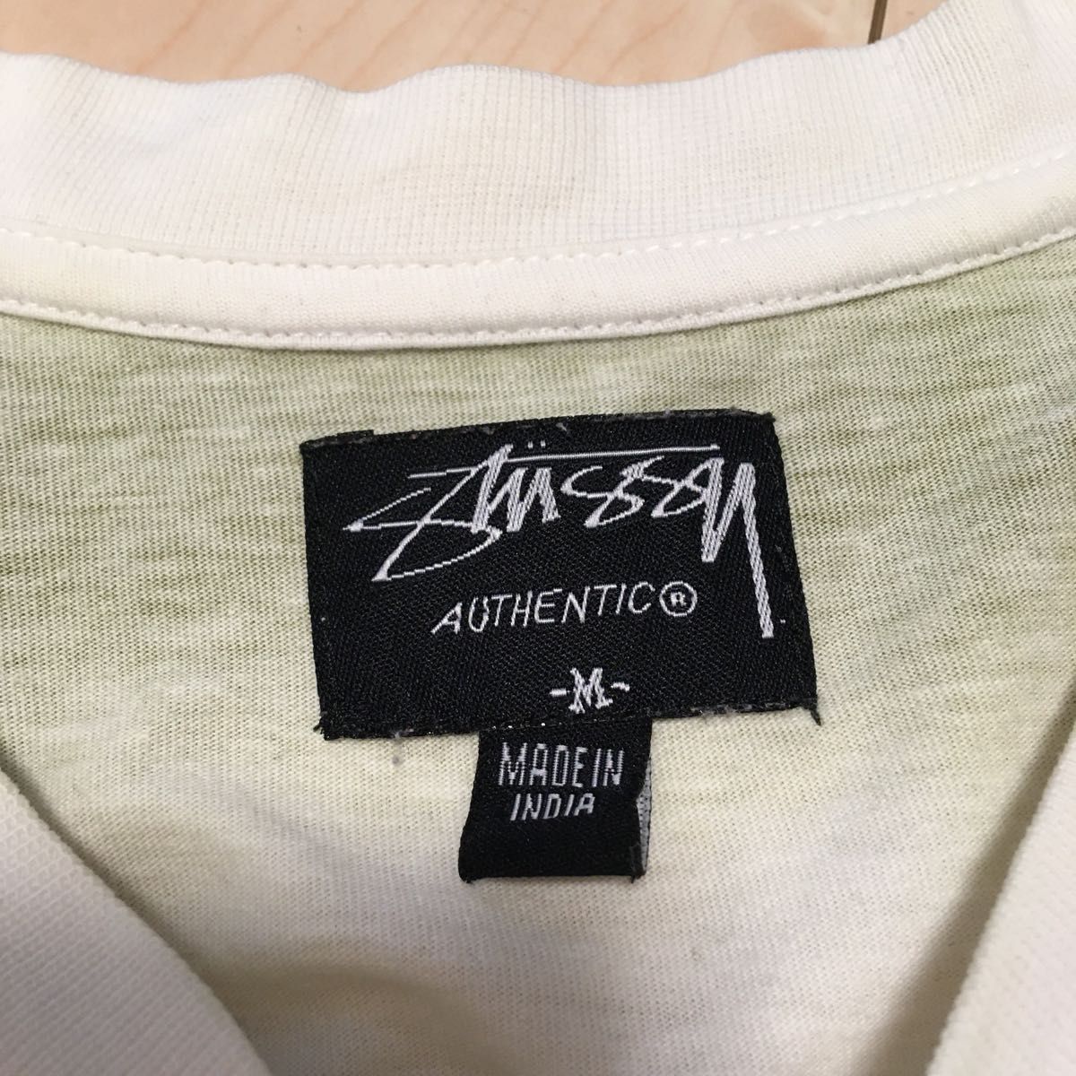 ステューシー ボーダーロングスリーブTシャツ カットソー ロンT 長袖Tシャツ オーバーサイズ ビッグシルエット