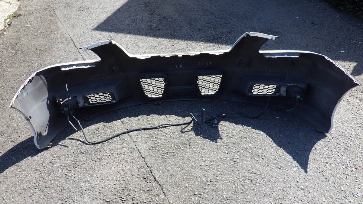  Toyota Blade GRE156H (AZE156H) original front bumper pearl 075 tube H0525-3