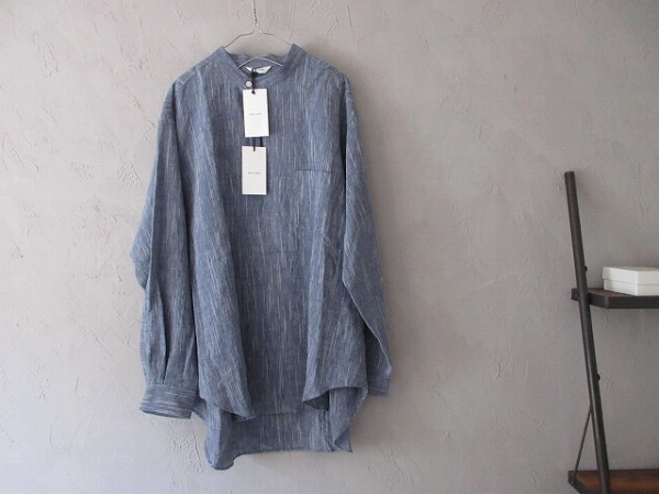 格安新品 Tucked Side Back WELLDER Band Shirt Pullover Collar 男性