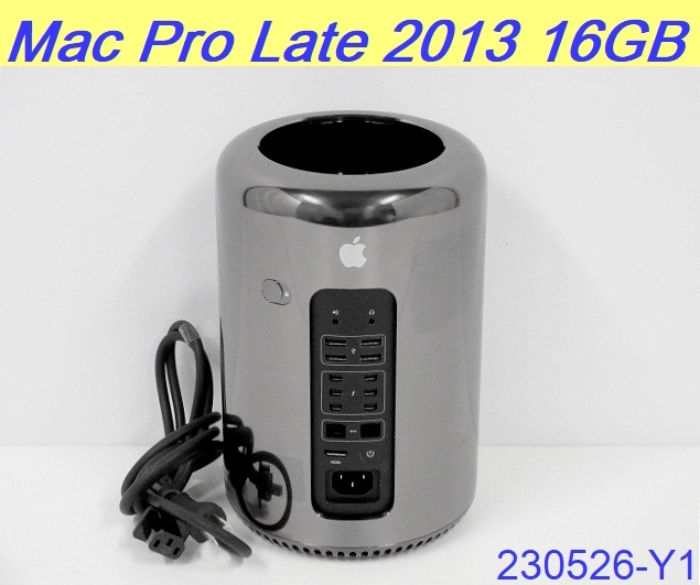 動作確認済◇Apple Mac Pro late 2013 16GB 3.7GHz クアッドコア Intel Xeon E5 HD.500GB W167xD167xH251 アップル/230526-Y1_画像1