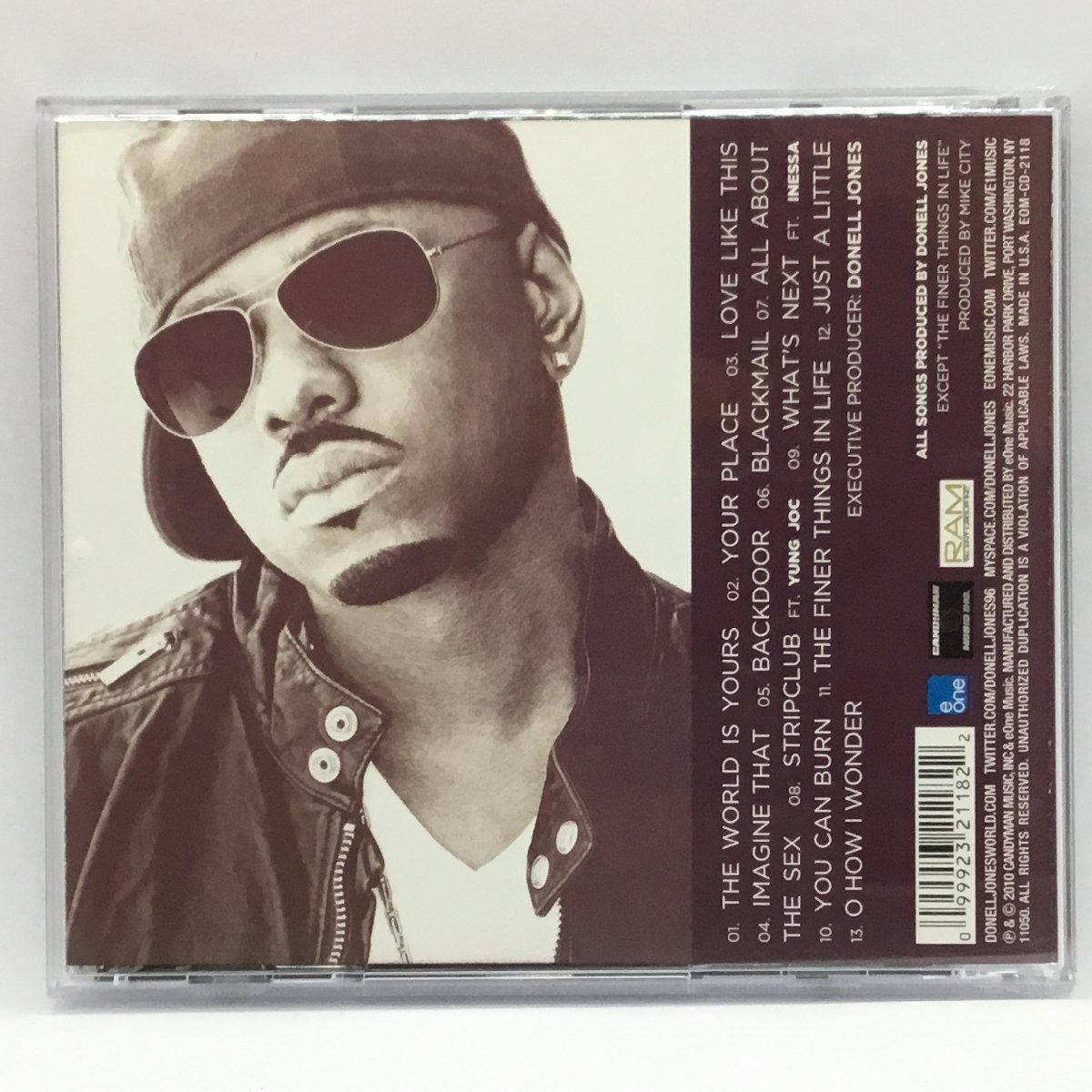 DONELL JONES / LYRICS (CD) EDM-CD-2118　ドネル・ジョーンズ_画像2