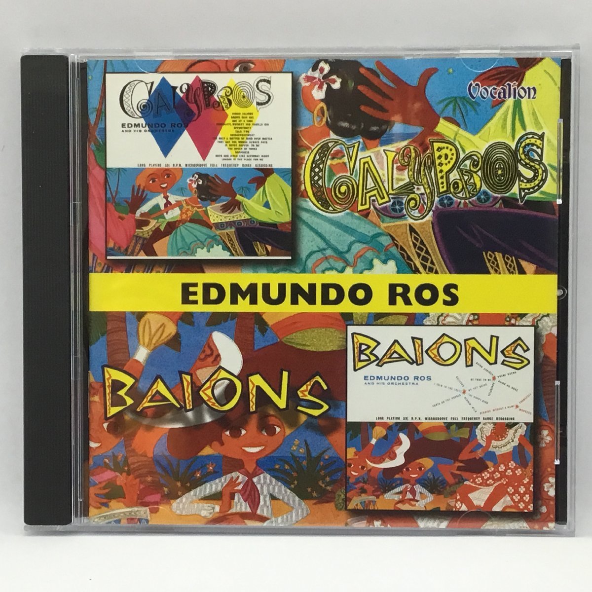 EDMUNDO ROS / ALBUM OF CALYPSOS・ROS ALBUM OF BOLEROS AND BAIAOS (CD) CDLK 4187　エドムンド・ロス_画像1