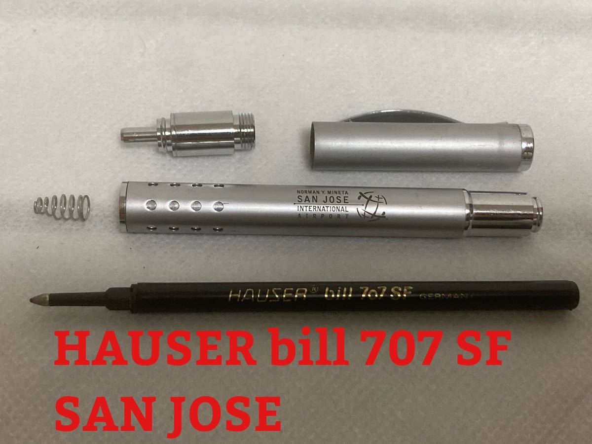 キャップ式　ローラボールペン　HAUSER bill 707SF_画像1