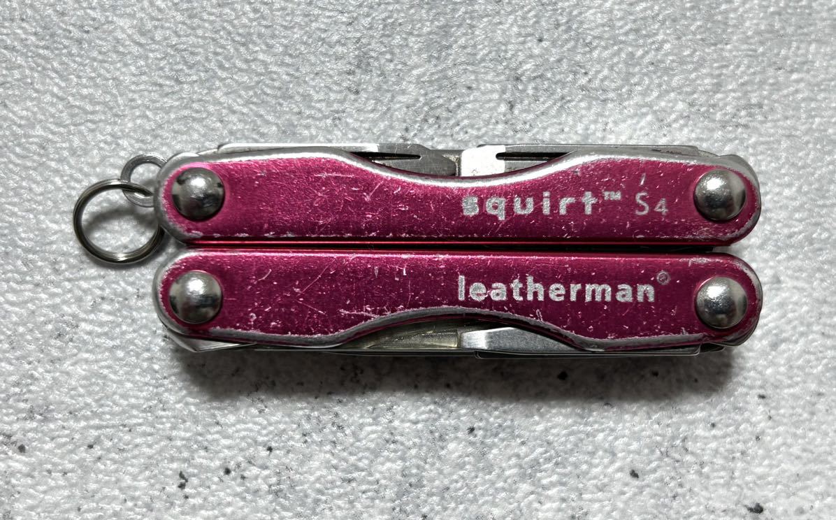  Leatherman s Quart S4 мульти- tool нож кемпинг уличный LEATHERMAN SQUIRT миниатюра 10 добродетель нож отдых рыбалка шар 7799