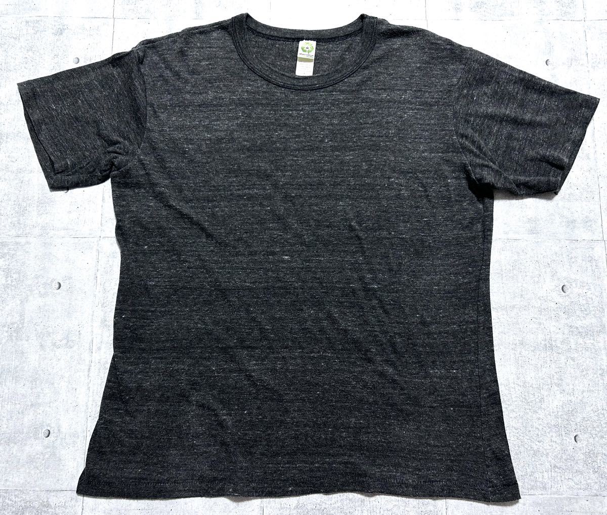 オルタナティブ 霜降り クルーネック Tシャツ レーヨン混 柔らかい上質素材　　alternative 半袖Tシャツ S/S 玉7678_画像1