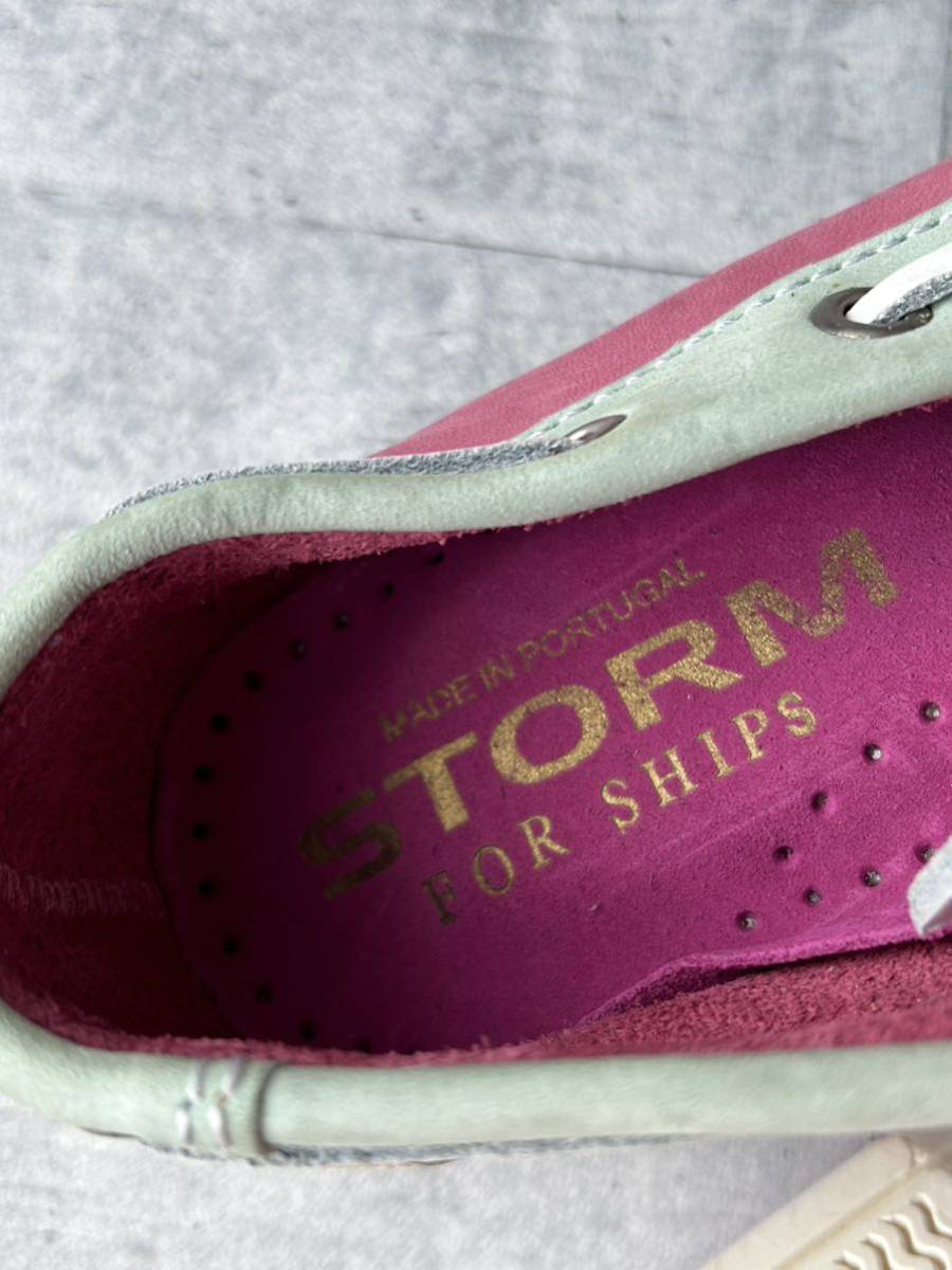  new goods storm Ships special order leather shoes deck shoes colorful Portugal made STORM FOR SHIPS MADE IN PORTUGAL sphere 7601