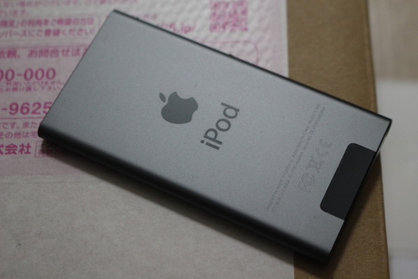 蘋果iPod nano第7代太空灰新未修改16GB MD481J / A A1446眼莢蘋果黑色黑色納米板岩灰 原文:Apple iPod nano 第7世代 スペースグレイ 新品 未通電 16GB MD481J/A A1446 アイポッド アップル ブラック 黒 ナノ スレート グレー