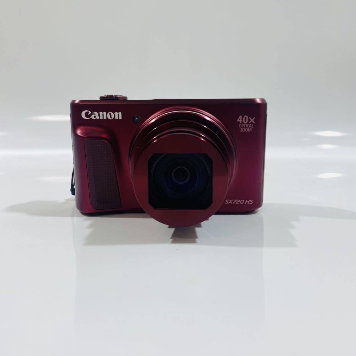 美品】キャノン Canon PowerShot SX720 HS レッド 元箱付き デジタルカメラ コンデジ