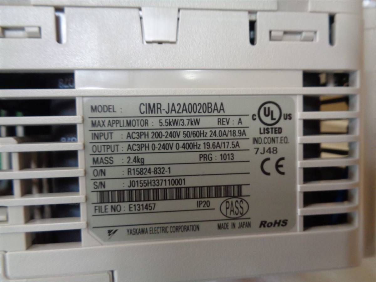 安川電機 CIMR-JA2A0020BAA 未使用品 | normanhubbard.com