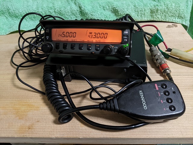 安い ケンウッド製 TM-733GSL (145 / 430 Mhz) ハイパワー機 おもちゃ