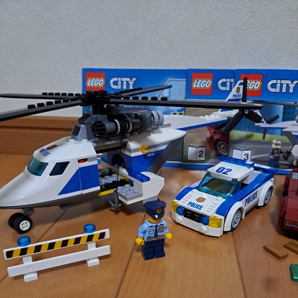 LEGO レゴ 60138 シティ ポリスヘリコプターとポリスカー パトカー
