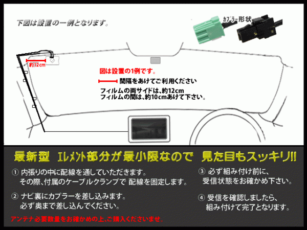 イクリプス送料無料/VR-1カプラ、GPS一体型、地デジアンテナコードセット/ワンセグ/汎用/VR-1GPS一体型アンテナセット◆DG6C-AVN-F02i_画像3