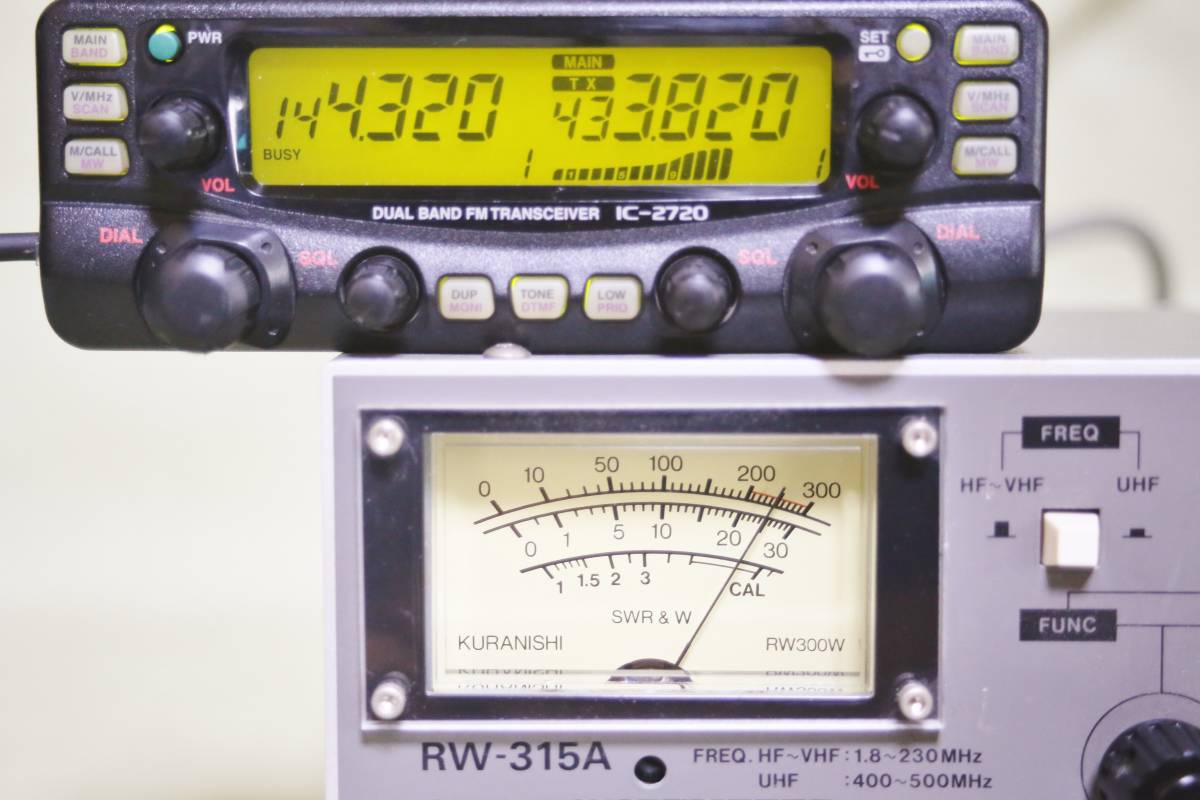 Yahoo!オークション - アイコム IC-2720 144/430MHz 受信改造 Yahoo!オークション - アイコム IC-2720 144/430MHz 受信改造